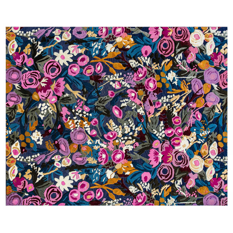Aurora Floral Royal Rug