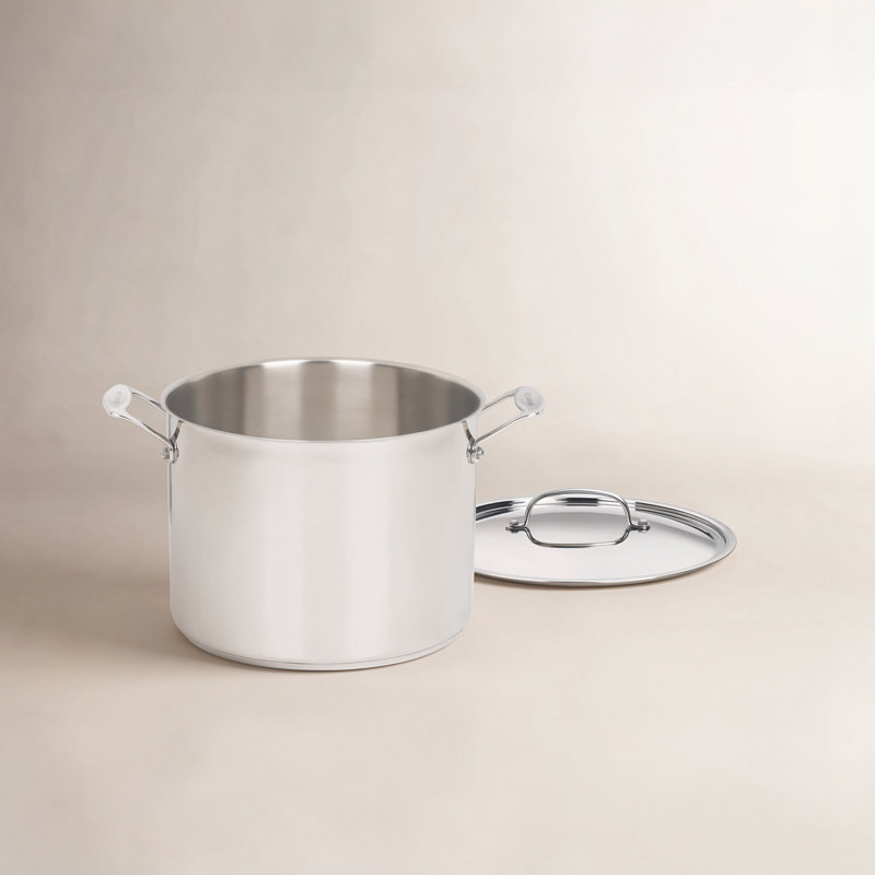 Cuisinart Chef's Classic Stainless Stockpot with Cover, 12 Qt.