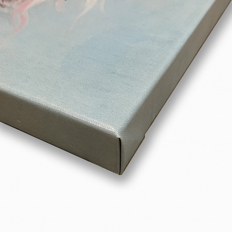 Animals Train Canvas Wall Art, 30" H x 60" W