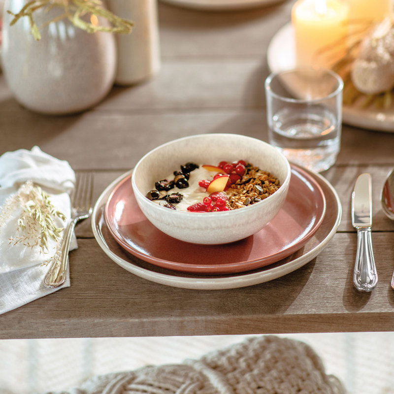 Perlemor Dinner Plate, Sand