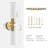 Wall Sconces, Bathroom Sconces Wall Lighting (Bulbs Not Included)-691960625