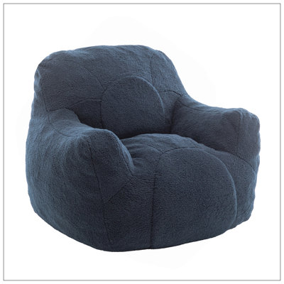 Fauteuil à billes avec rembourrage, canapé à billes avec rembourrage moelleux et moelleux, canapé moelleux et paresseux, fauteuils à billes confortables avec mousse mémoire pour dortoir, appartement, salon