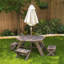Solid Wood 4 - Person Seating Group