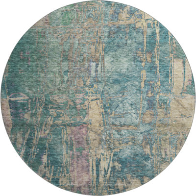 Premium Machine Washable Mayfield AMF2236 Abstract Rug