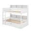 Lit superposé simple avec tablettes et tiroir-760529376