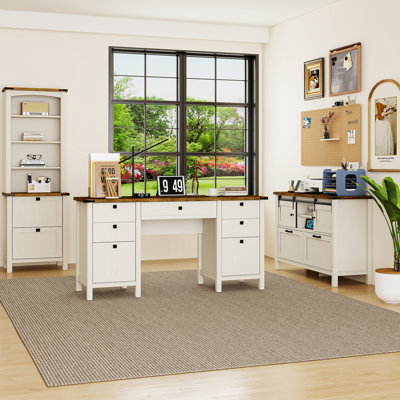 3-Piece Computer Desk Office Set