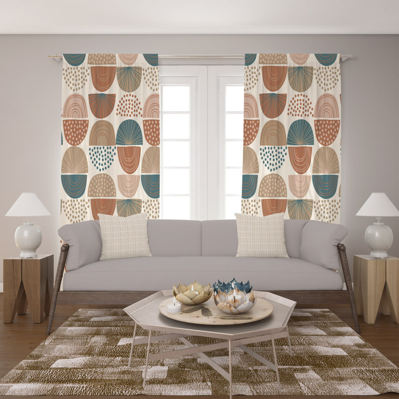Burl Room Darkening Curtain Pair