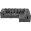 Canapé modulaire réversible en velours 108 po-82749473