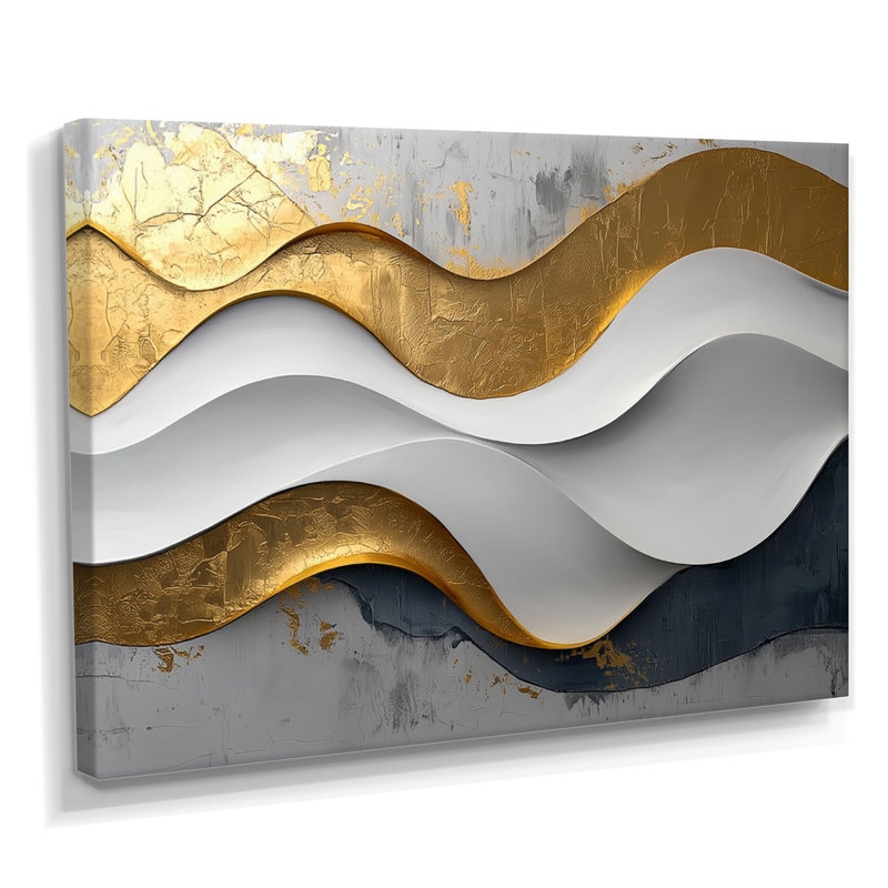 Amaro VI - Abstract Large Wall Art, Toile tendue sur cadre, Ne s’applique pas, H 24 po x l 32 po