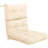 Tufted Patio High Back Chair Cushion With Non-Slip String Ties-1152008136