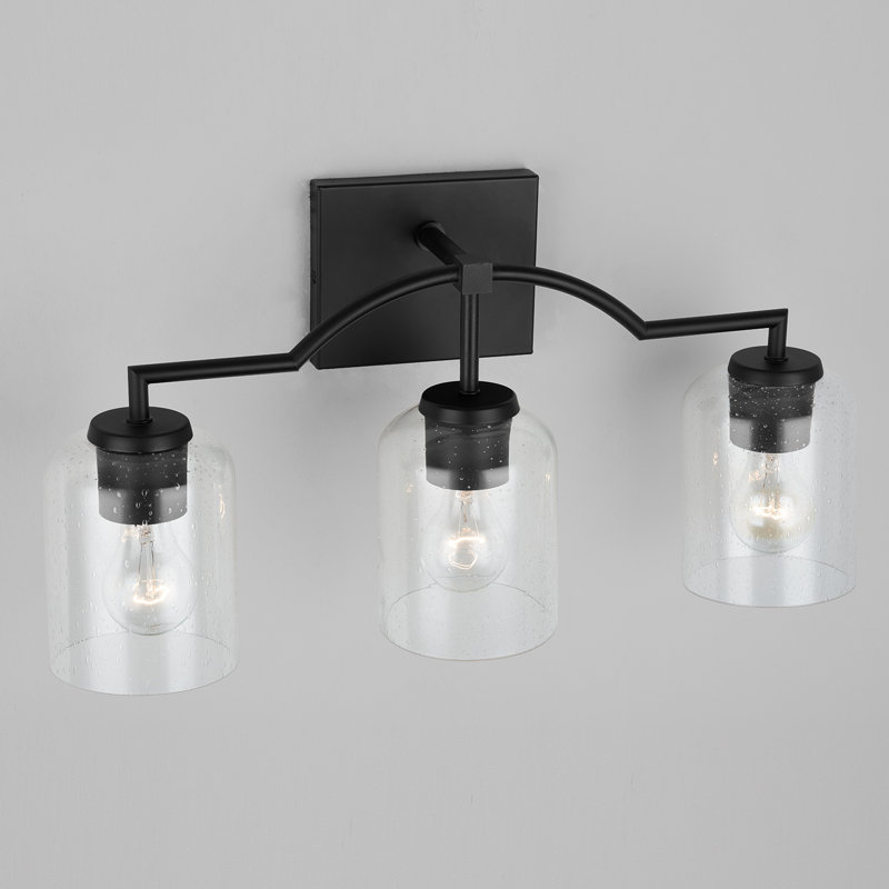 Ahern 3 - Light Dimmable Vanity Light, Matte Black