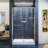 Infinity-Z 44-48" W x 72" H Single Sliding Semi-Frameless Shower Door-11028350-11028351-90587327