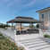 Purple Leaf 12' X 20' Gazebo With Galvanized Steel Hardtop Roof Patio Gazebo For Outdoor Lawn And Garden Permanent Pavilion Grey(only Frame)