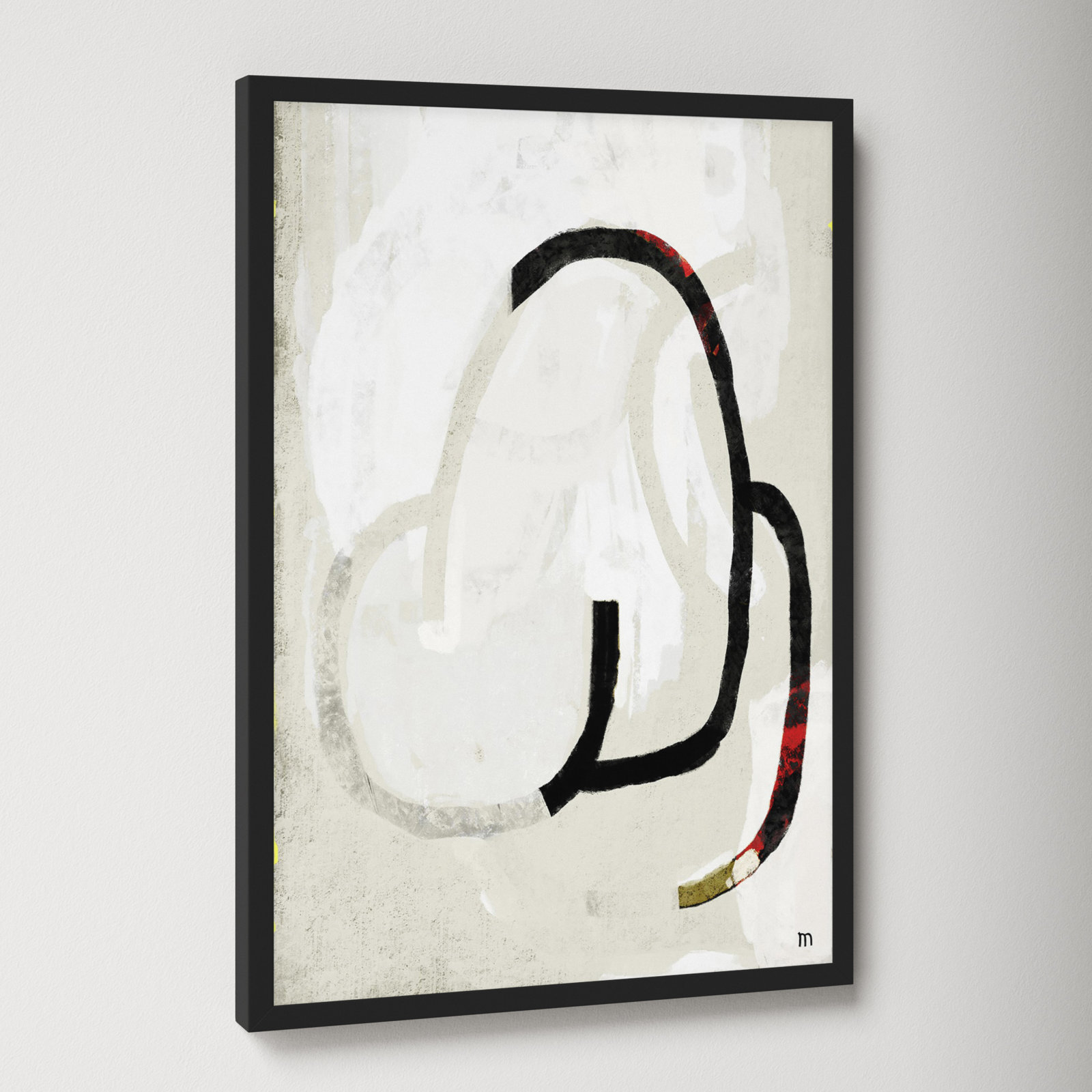 Unfinished by StudioM, Black, 20" H x 14" W x 1.25" D