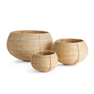 Cane Handmade Decorative Basket Set