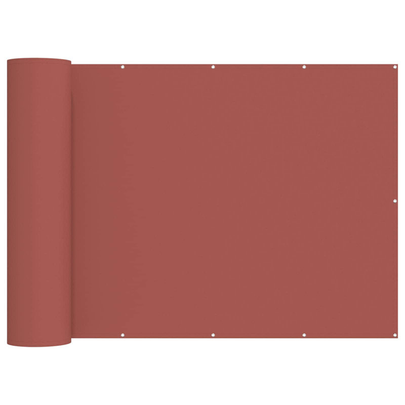 vidaXL Balcony Privacy Screen Fabric with PU Coated Outdoor Garden Terrace, 150cm H x 500cm W x 2cm D, Brown