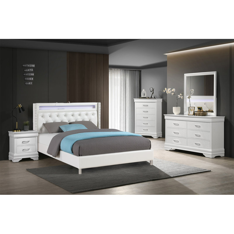 Commode de luxe avec commode blanche 1Pc