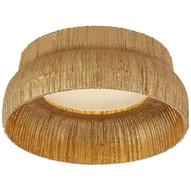 Kelly Wearstler Utopia 5" Solitaire Flush Mount, Gold