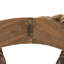 Cole And Grey Wood Handmade Ship Wheel Wall Decor With Rope And Shell Accents