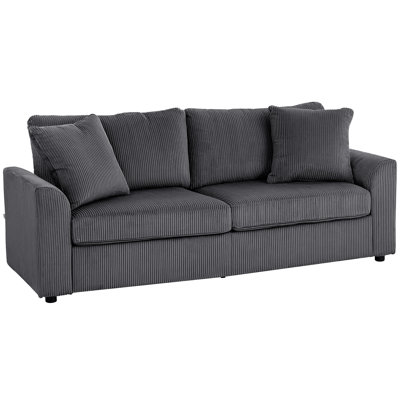 3 Seater Corduroy Sofa