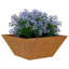 Garden Planter Decor Metal Trapezoidal Outdoor Modern Terrace Holder-985173283