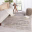 Tapis gris / blanc à motif abstrait Douty-441570478
