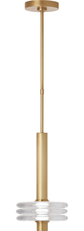 Laurel Pendant, 79.8" H x 8" W x 8" D