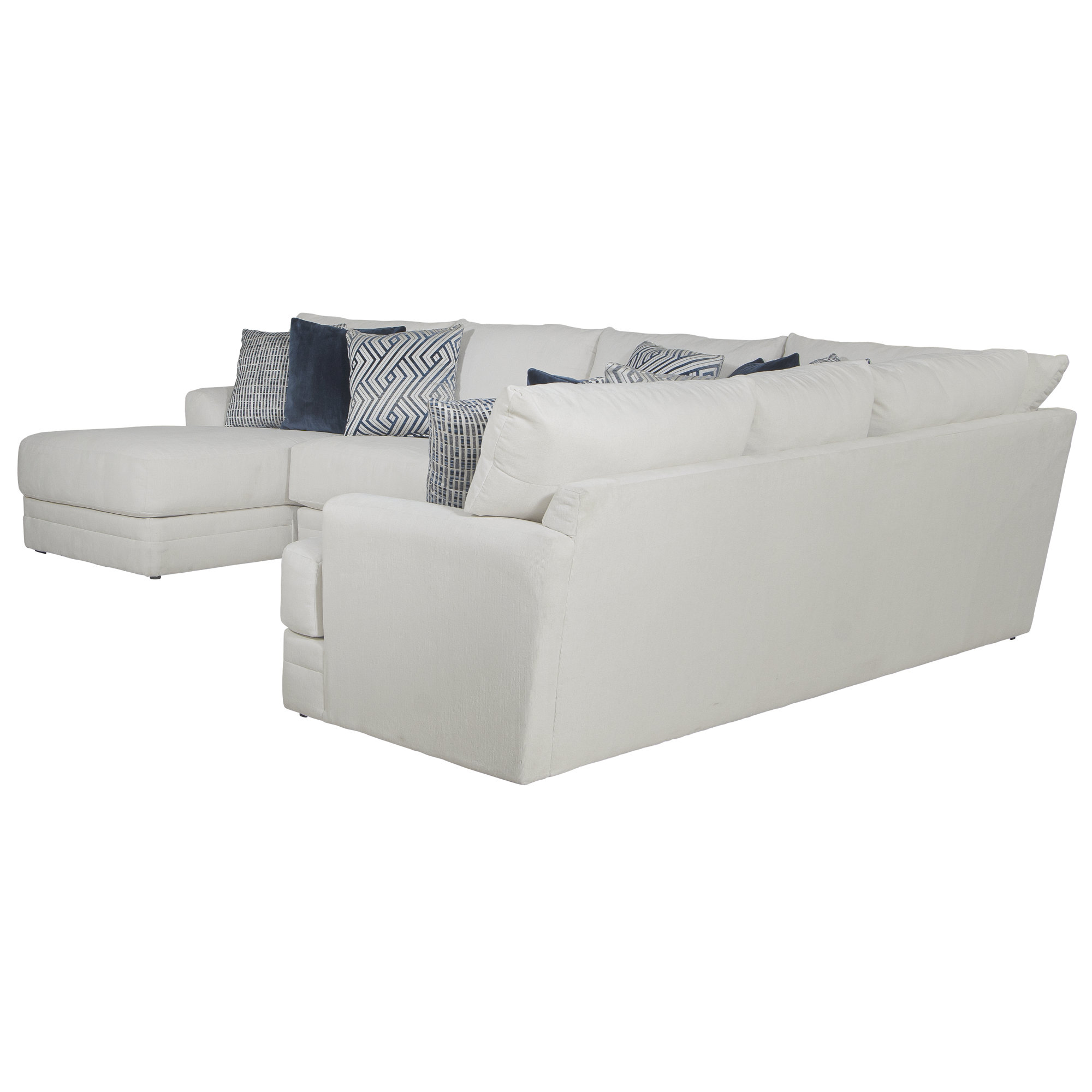 Mazekine Modular Upholstered U-Sectional, Left Hand Facing