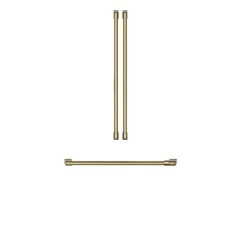 Refrigerator Bar Pull Multipack, Brushed Brass