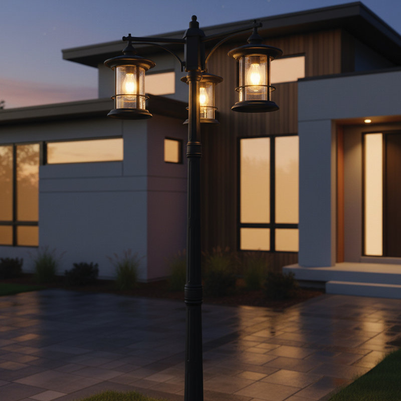 Rafel Transparent Lamp Post (Full)
