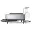 simplehuman Kitchen Dish Drying Rack with Swivel Spout, Fingerprint-Proof Stainless Steel Frame-92586004