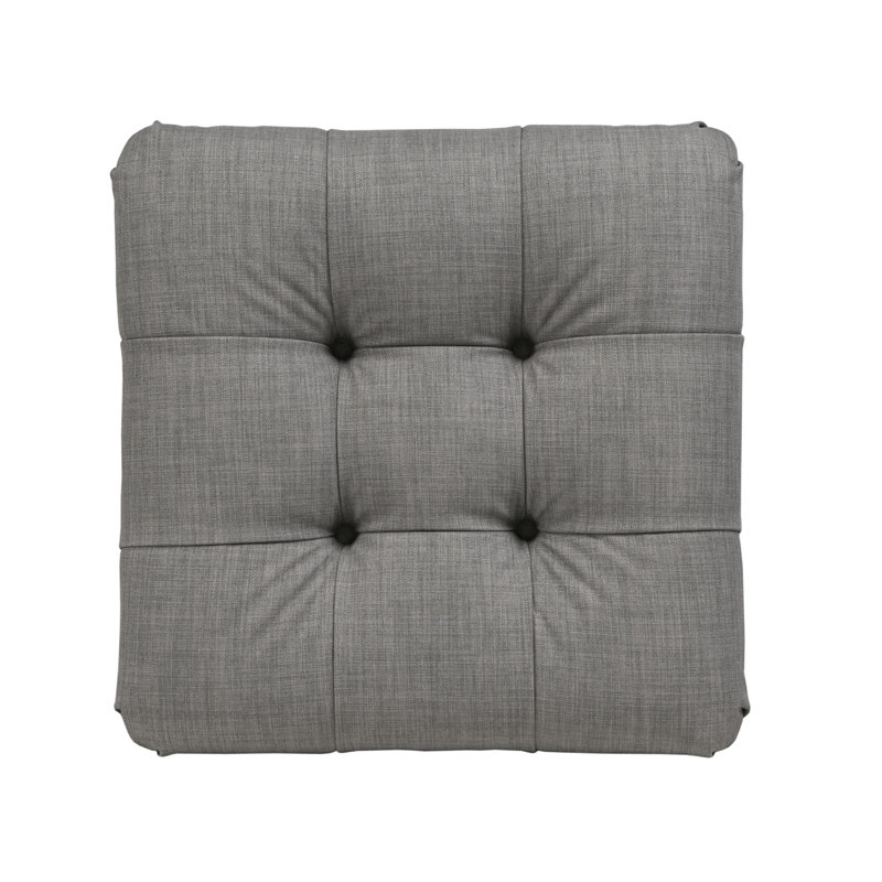 Jansen Square Ottoman, Gray