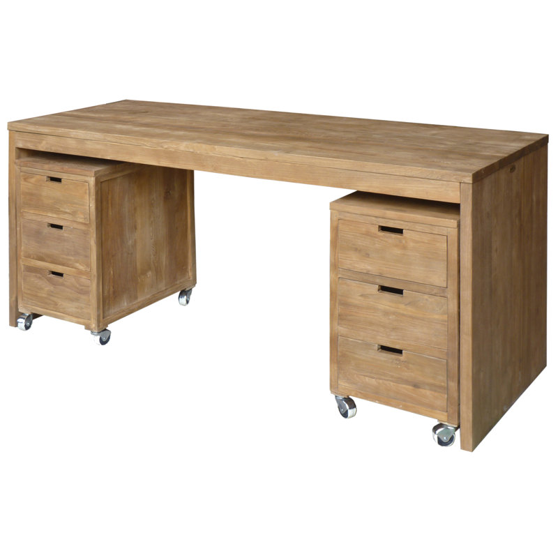 Bali Solid Wood Writing Desk