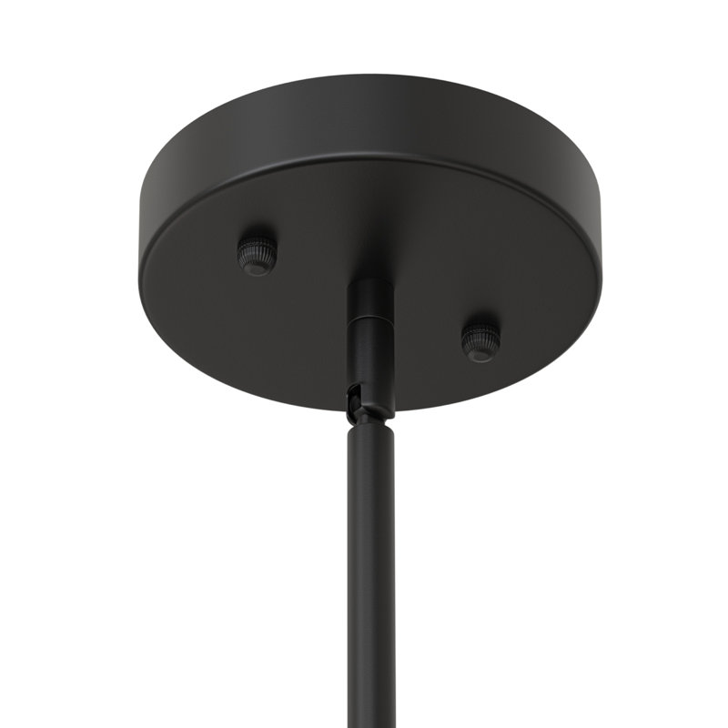 Lustre géométrique 27 lumières 27 pouces, Noir mat