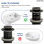 Robinet de salle de bain escamotable à un trou, robinet de lavabo de salle de bain à 2 fonctions avec ensemble de drain-120089892
