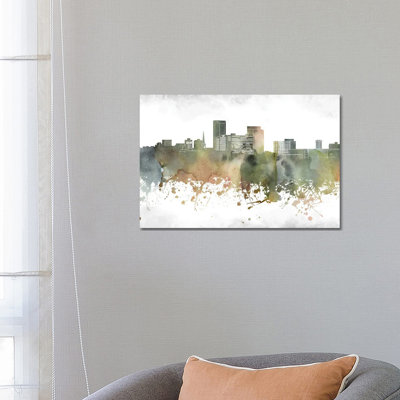 Lexington Skyline 1 Piece Wrapped Canvas Painting