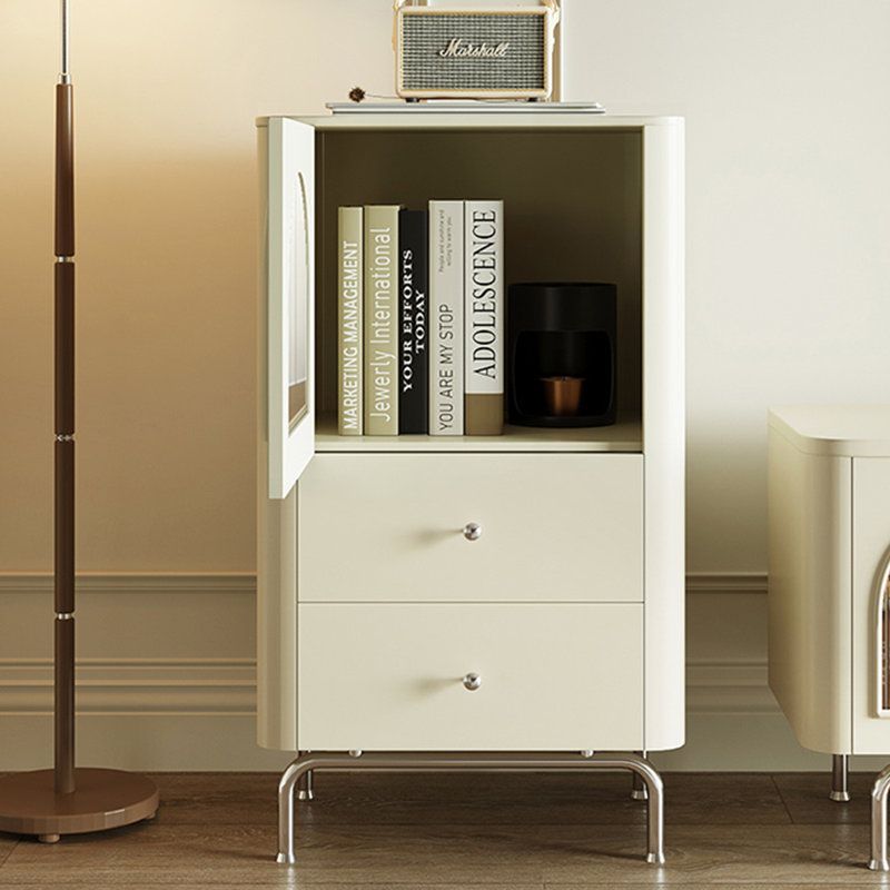 Armoire de rangement simple de style crémeux