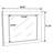 Ignatuis Dresser Mirror White High Gloss