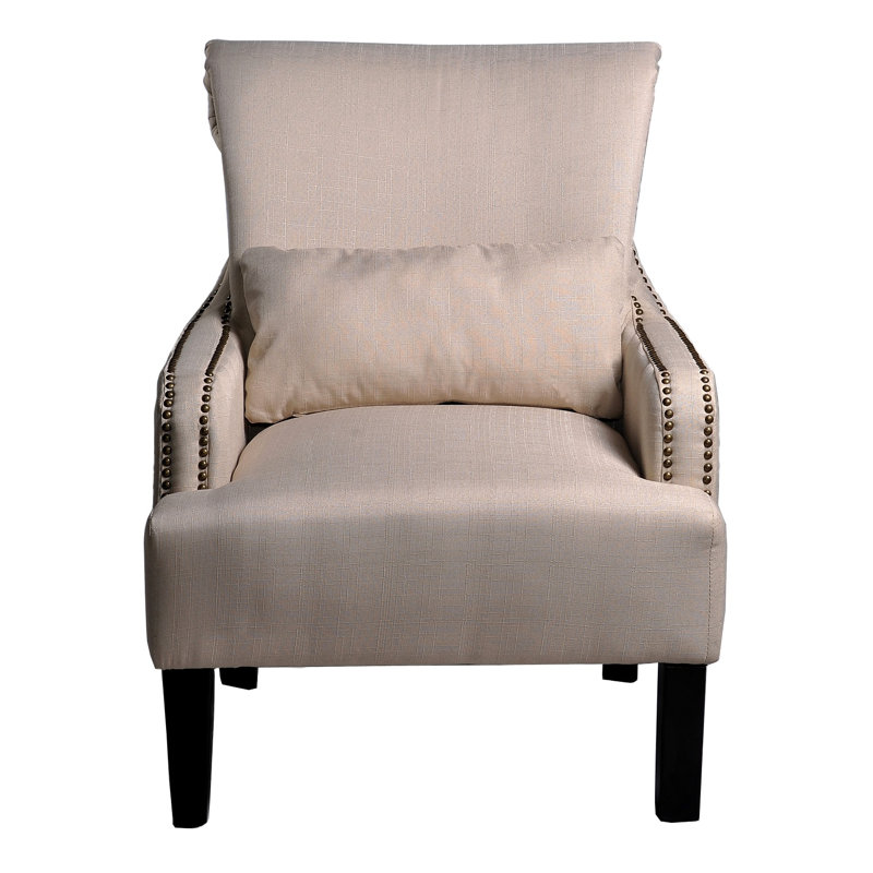 Winifred Upholstered Armchair, Beige