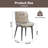 Abishan Modern Dining Chairs Set Of 2 ,2 Pieces Dining Room Chairs for Kitchen, Bar,Dining Room