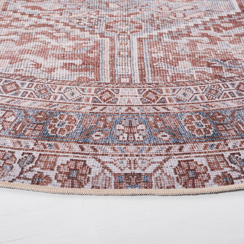 Tucson Performance Machine Washable Oriental Rug, Round 6'