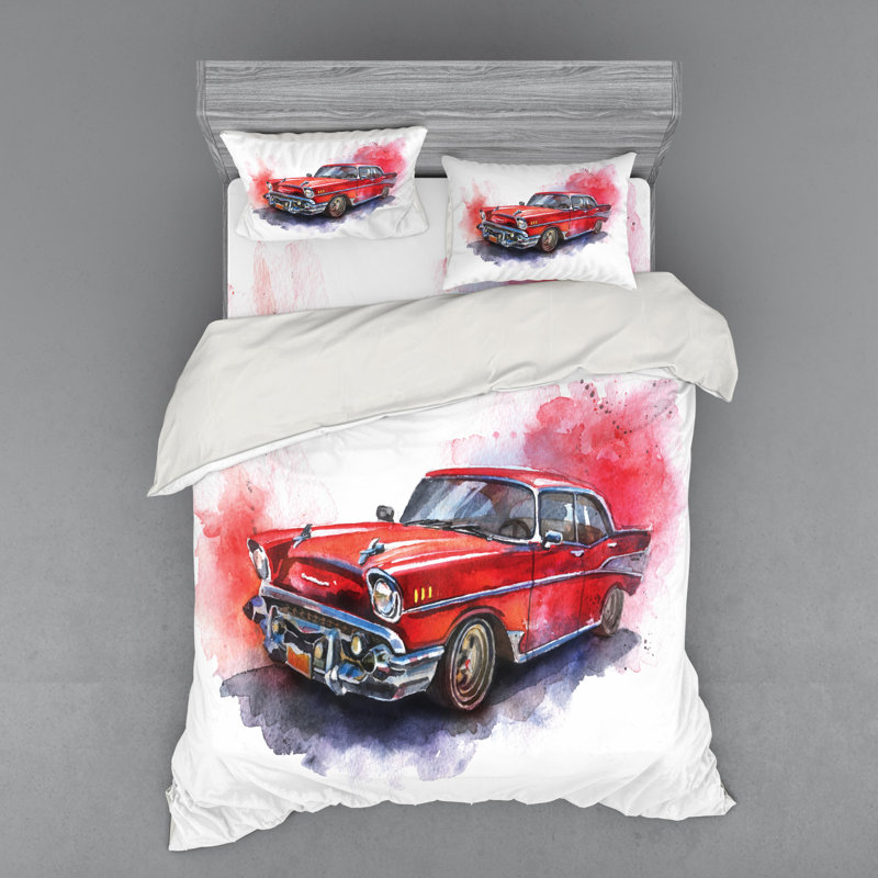 Industrial Duvet Cover, Queen Duvet Cover + 3 Additional Pieces