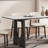 Medieval Style Solid Wood Rectangular Dining Table-110980424
