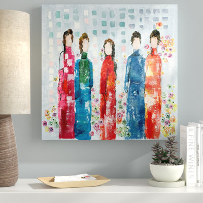 « espoir », reproduction de peinture à l’huile sur toile tendue