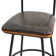 Putney Swivel Upholstered Counter Stool with Metal Frame