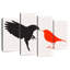Brampt oiseau rouge sens