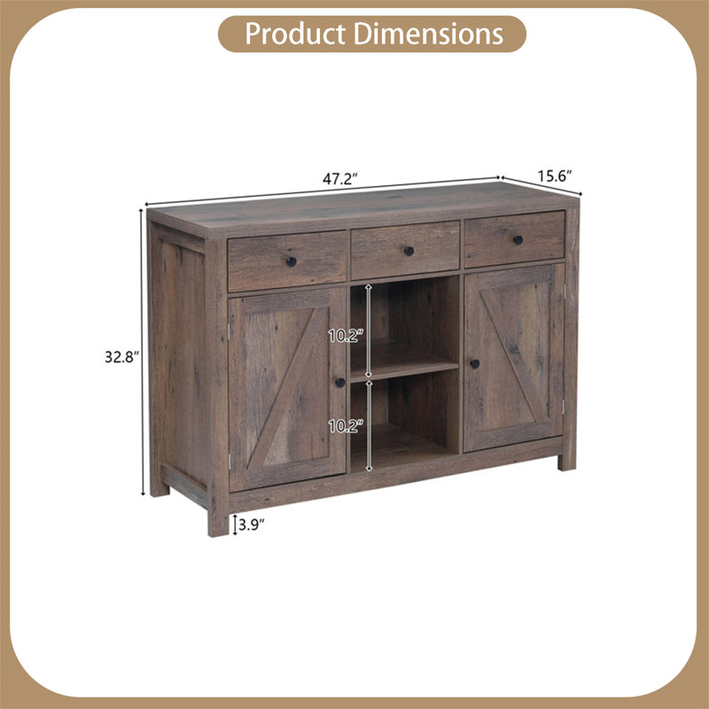 Zhymir 47.2'' Sideboard