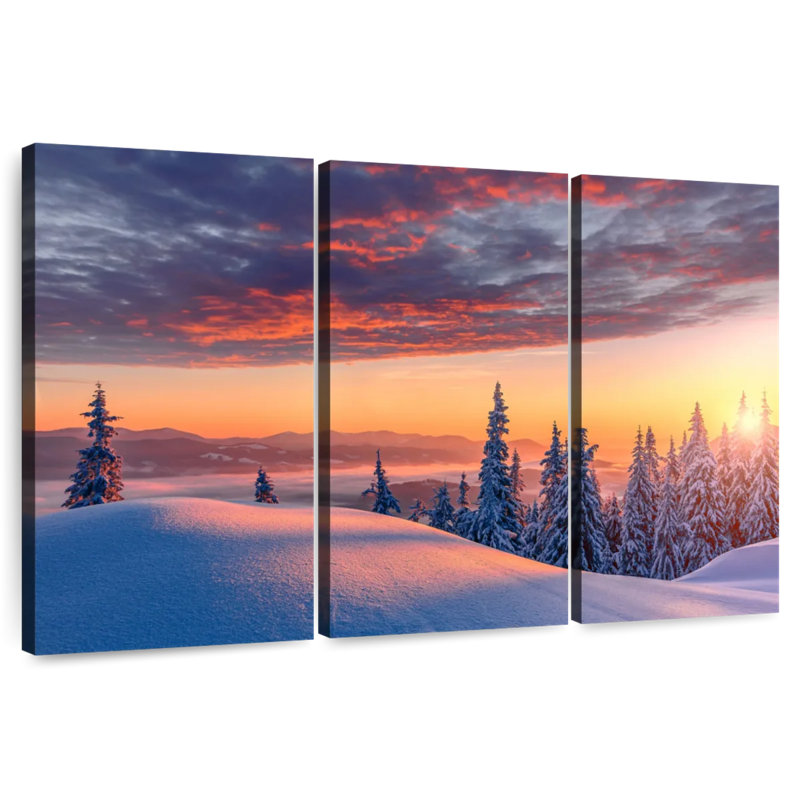 Alvord Alps Winter Wonderland, 48" H x 74" W