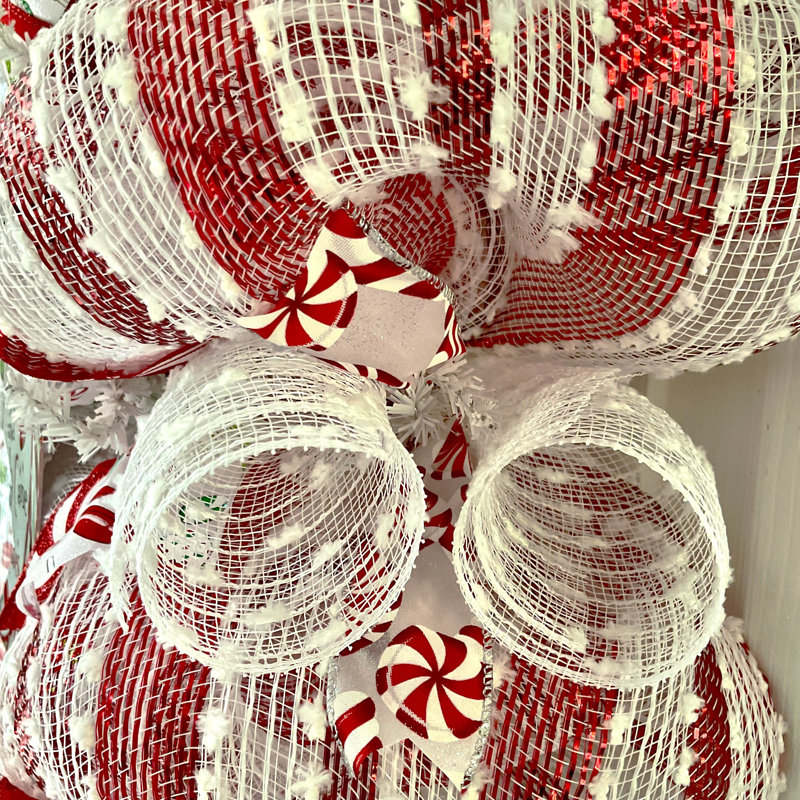 Couronne de Noël Christmas Wishes Peppermint Kisses