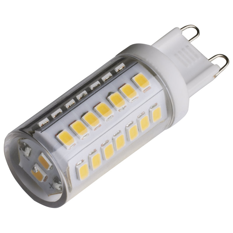 5 W (équivalent à 40 W), DEL T4, ampoule à intensité variable, culot G9 / à deux broches, 5000 K